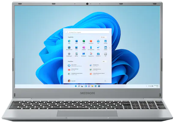MEDION E15309 15.6 Notebook Ryzen 7 16GB/1TB für 479€ (statt 549€)