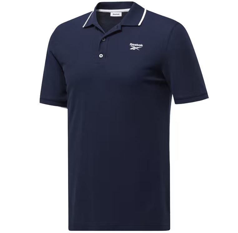 Reebok Essential Poloshirt in Blau für 16,78€ (statt 26€) nur SML