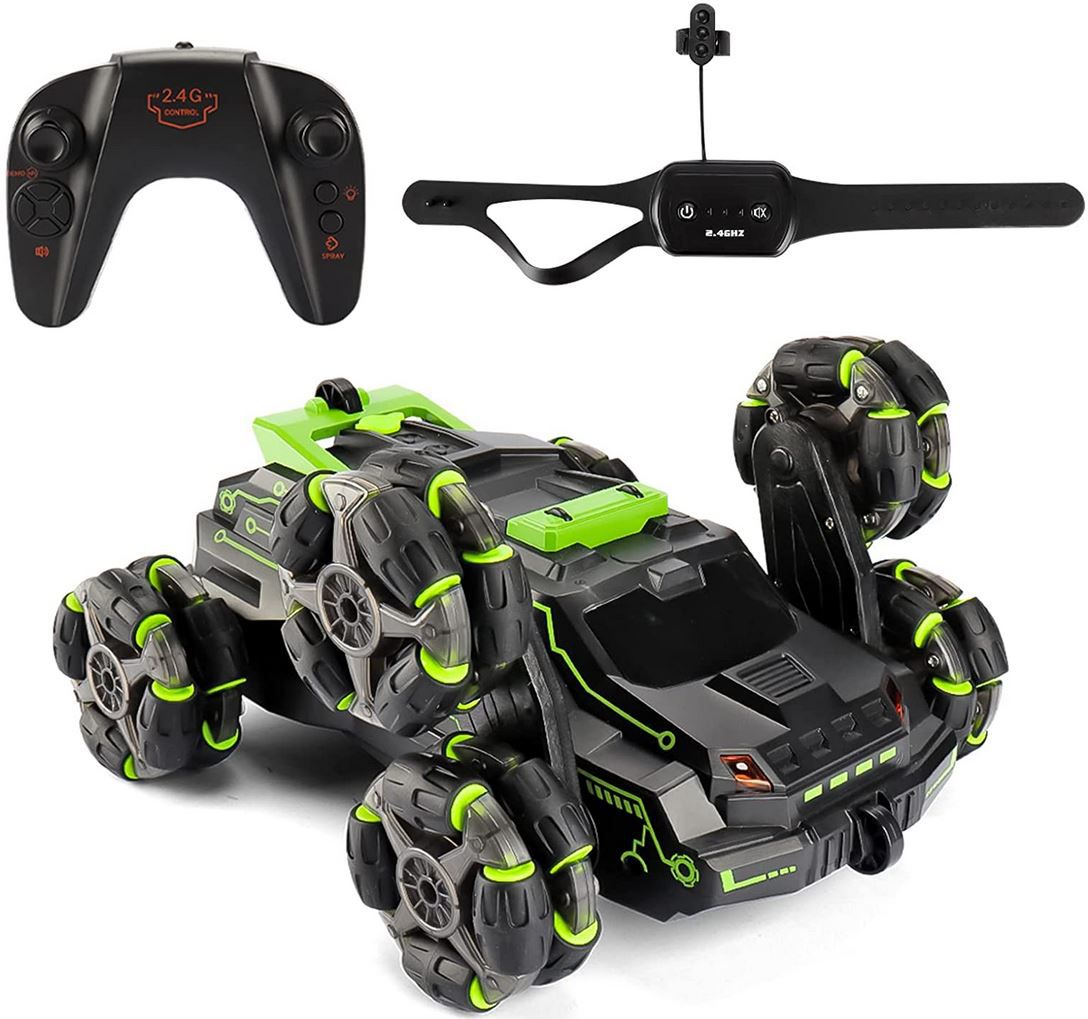 KKnoon Ferngesteuertes RC Stunt Car mit 2.4GHz, 4WD 360° für 27,99€ (statt 40€)