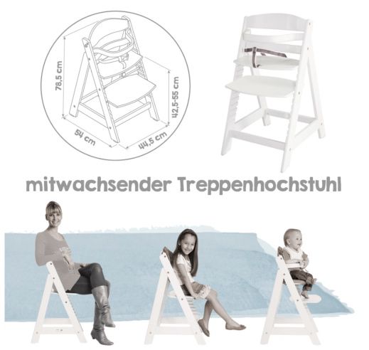 roba Treppenhochstuhl Sit Up III inkl. Sitzverkleinerer für 49,99€ (statt 88€)