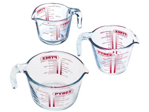 3-tlg. Pyrex Messbecher-Set für 25,90€ (statt 40€)