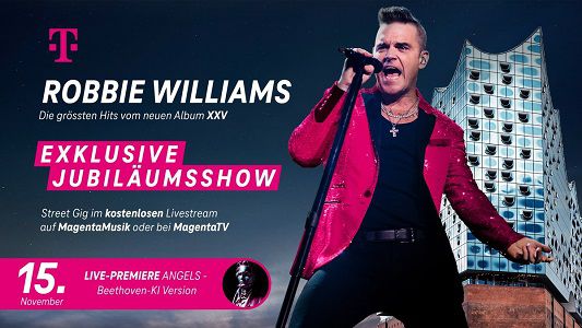 Für Telekom Kunden: Robbie Williams live am 15.11. in Hamburg gratis erleben