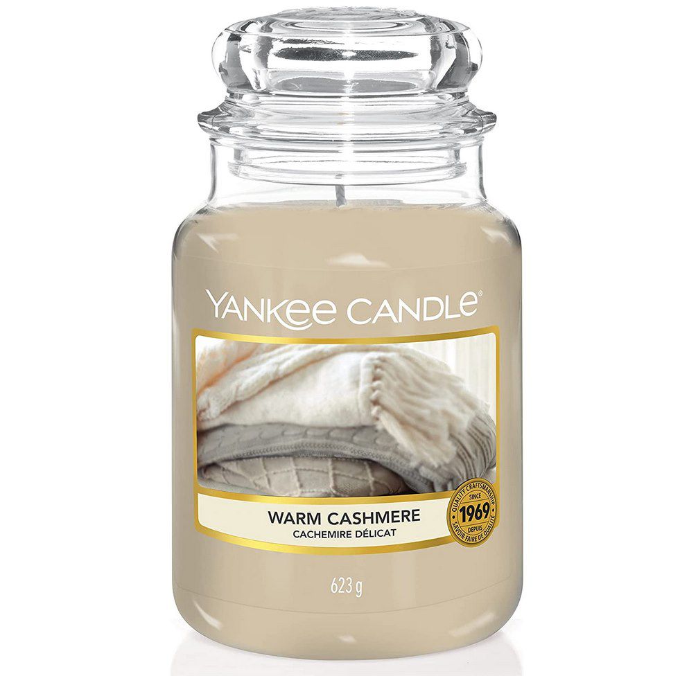 Yankee Candle Warm Cashmere Kerze (groß) für 19,99€ (statt 23€)   Prime
