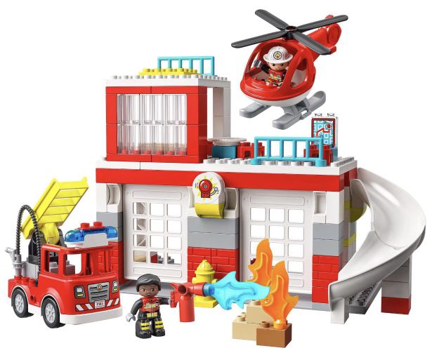 LEGO DUPLO 10970 Feuerwehrwache mit Hubschrauber für 59,49€ (statt 70€)