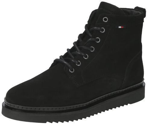 Tommy Hilfiger Schnürboot Cleated in Schwarz für 95,14€ (statt 119€)