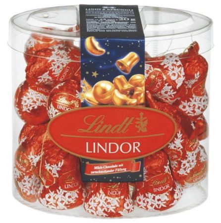 Lindt LINDOR Kugeln Vollmilch Baumbehang (500g) für 11,96€ (statt 18€)   Prime