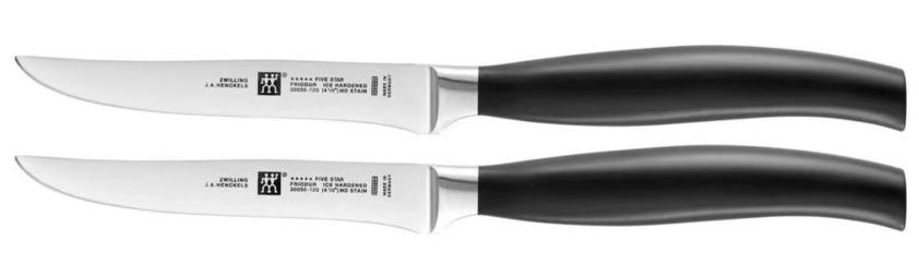 ZWILLING Five Star Steakmesserset (2 teilig) für 39,95€ (statt 100€)