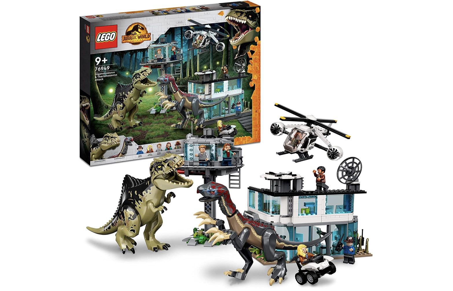 LEGO 76949 Jurassic World Giganotosaurus & Therizinosaurus Angriff für 84,90€ (statt 96€)