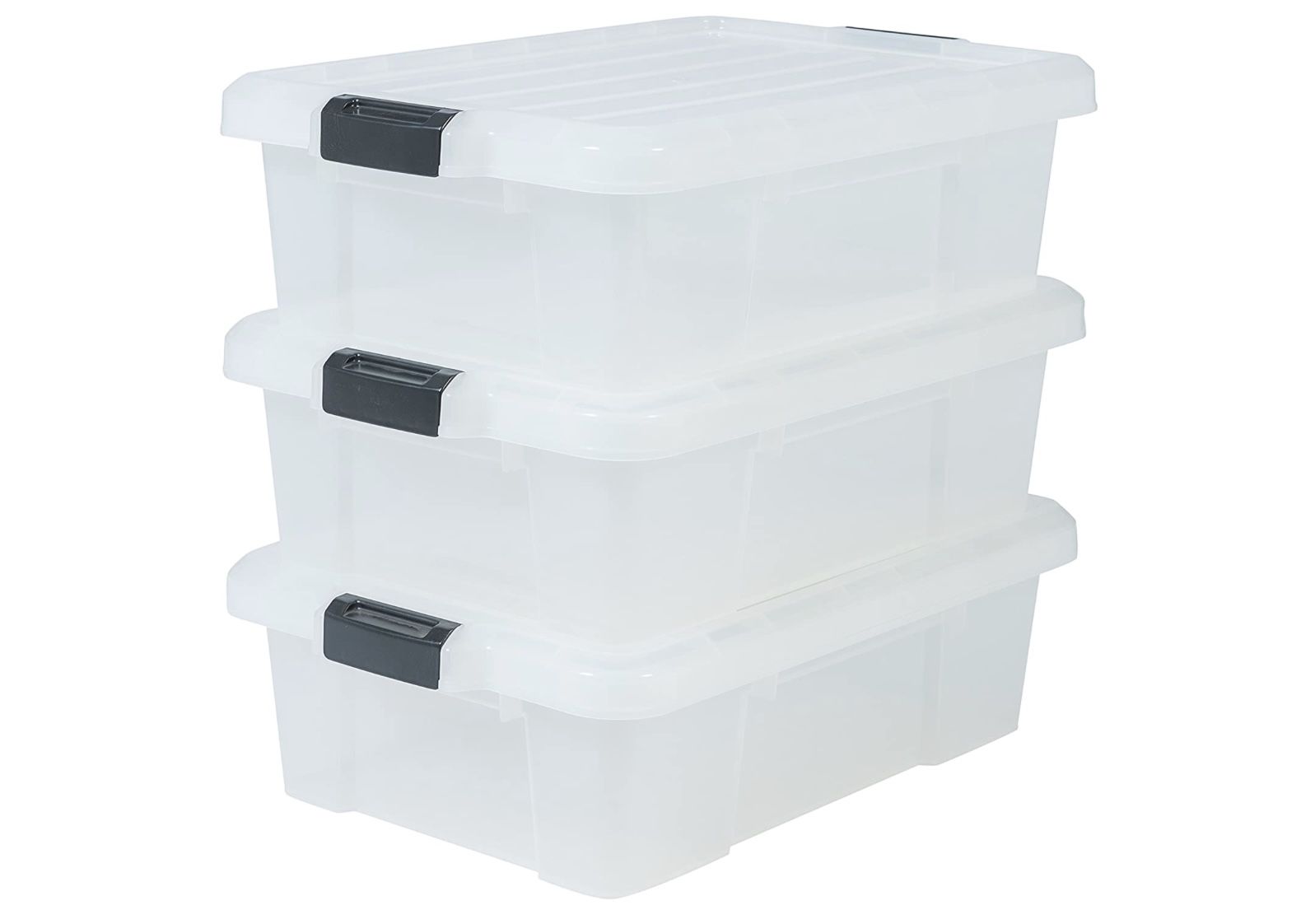 3 x Amazon Basics 25L Aufbewahrungsbox für 29,99€ (statt 46€)