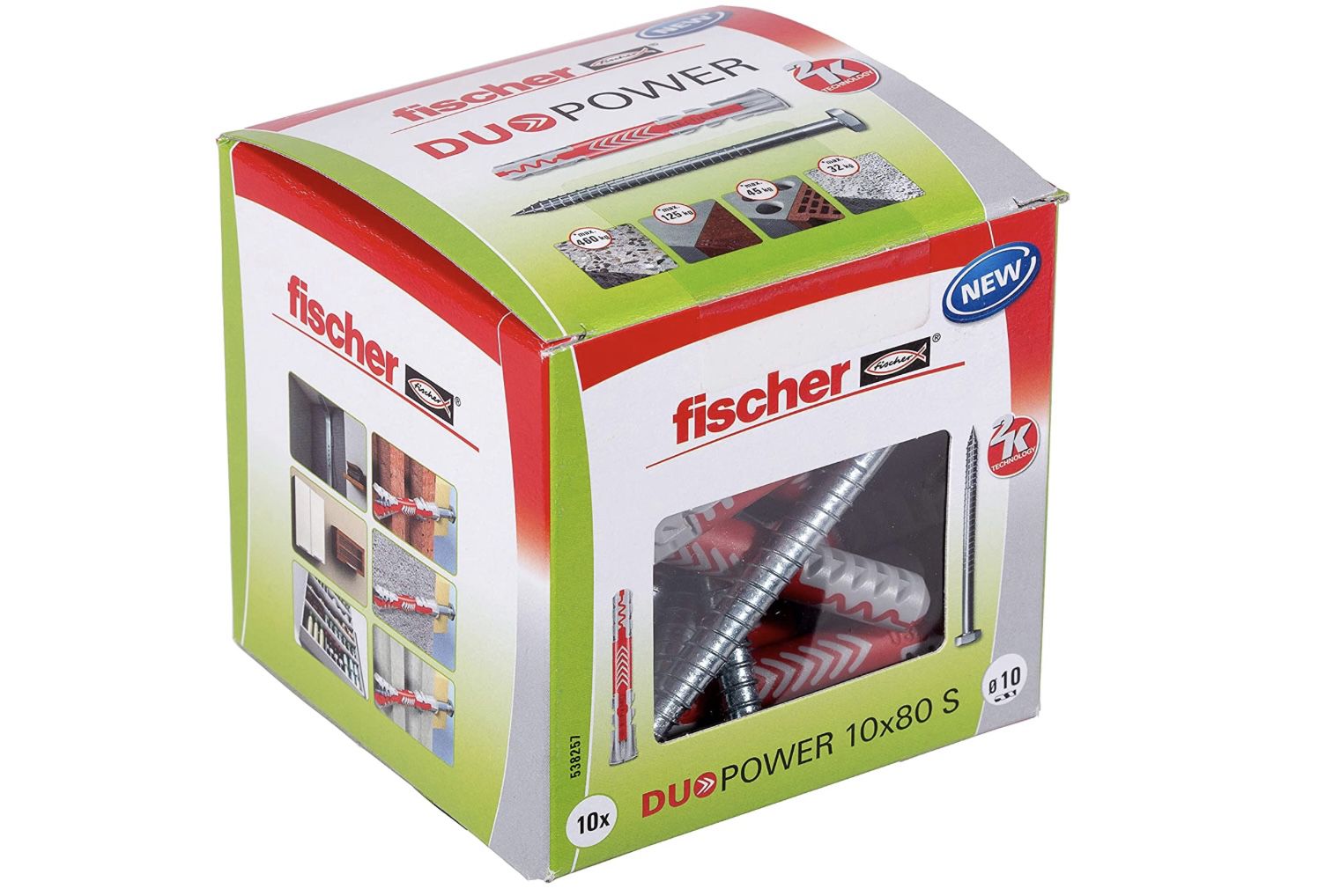 Fischer Dübel Set Duopower 10 x 80 mm ab 5,49€ (statt 12€)   Prime