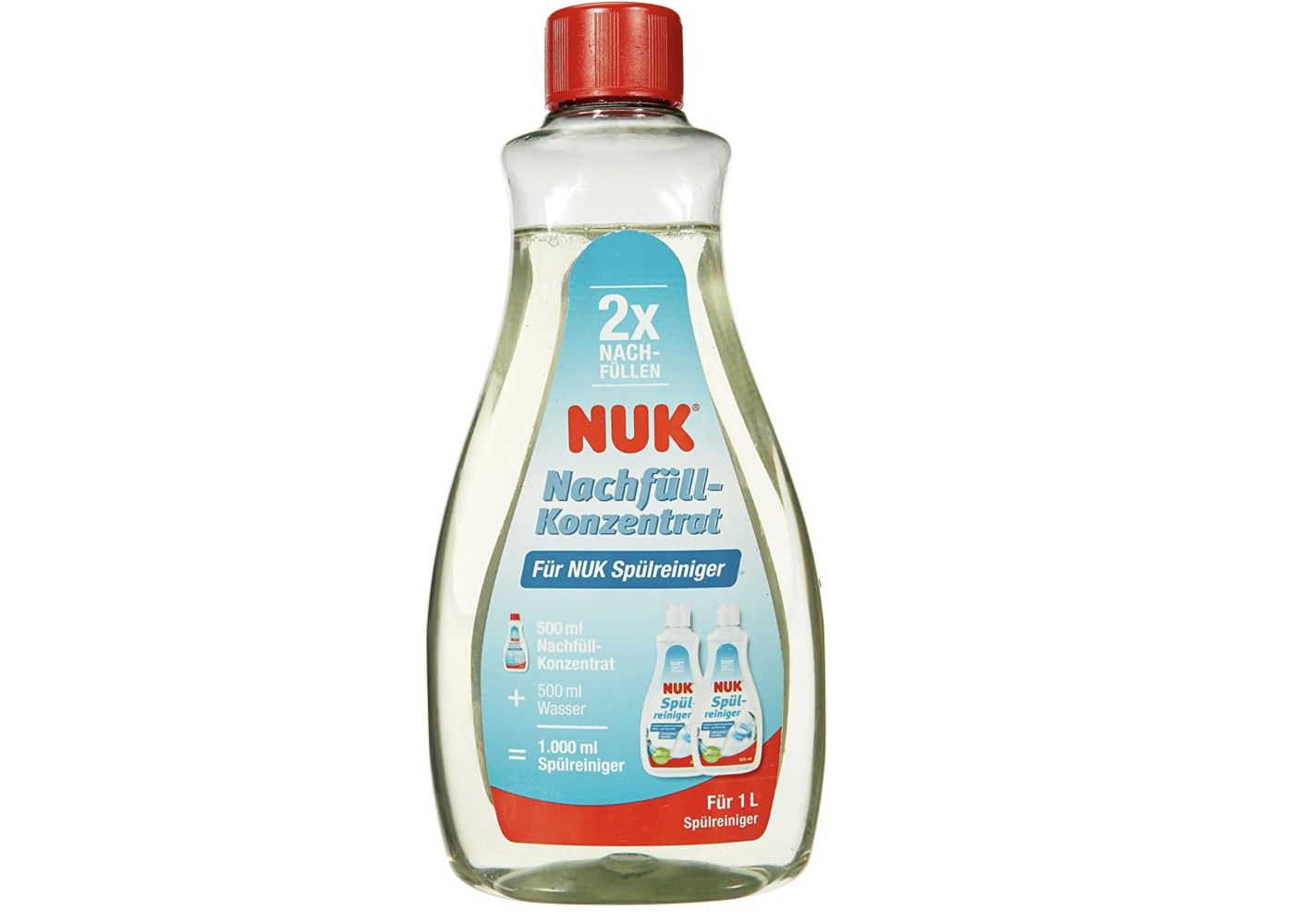 NUK Nachfüllkonzentrat Geschirrspülmittel für 2,62€ (statt 6€)   Prime Sparabo