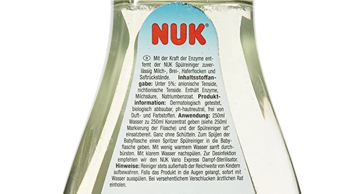 NUK Nachfüllkonzentrat Geschirrspülmittel für 2,62€ (statt 6€)   Prime Sparabo