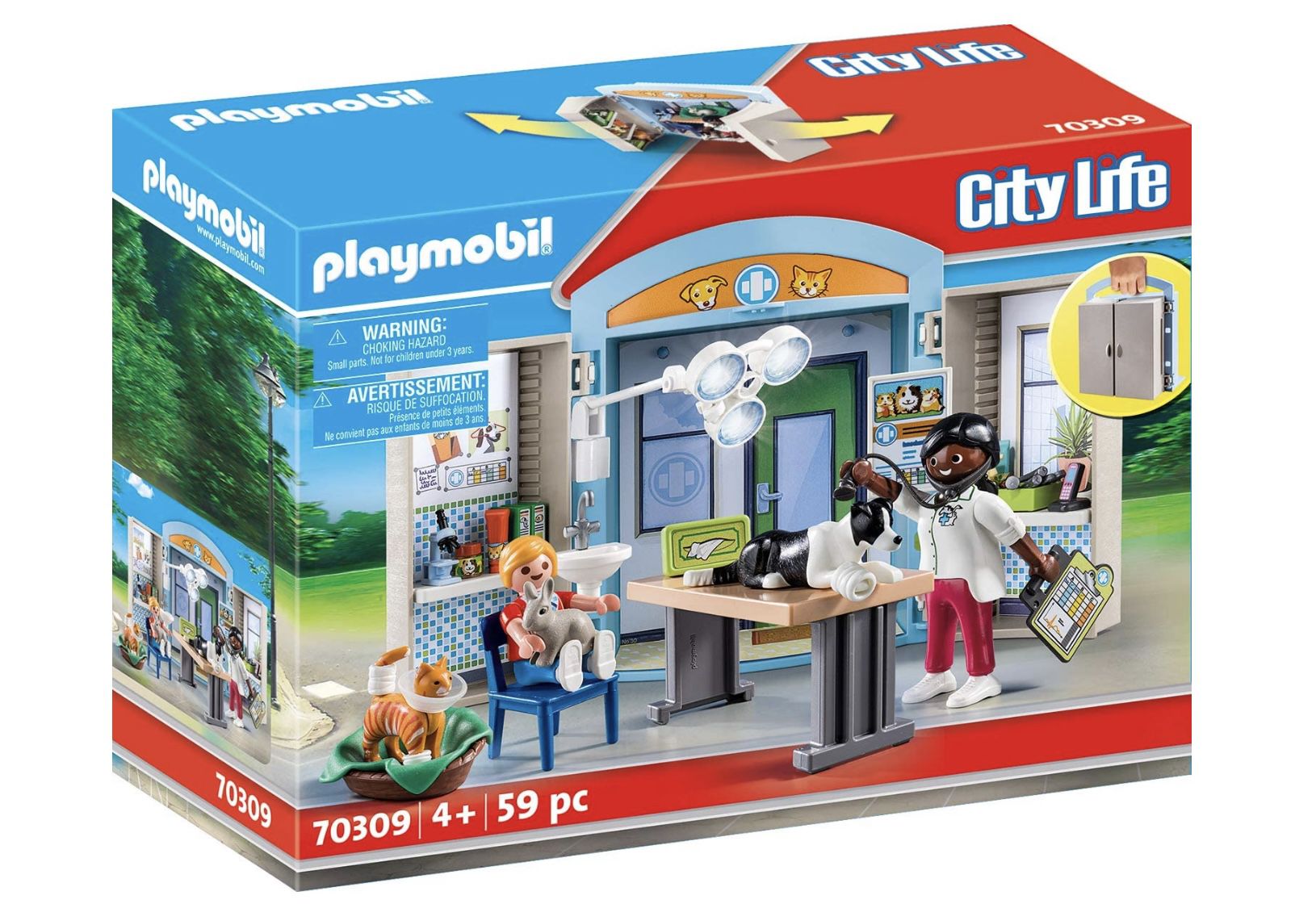 PLAYMOBIL City Life 70309   Spielbox Beim Tierarzt für 20,20€ (statt 30€)   Prime
