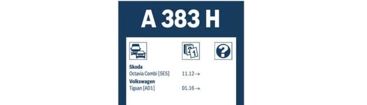 Bosch Heck Scheibenwischer Rear A383H für 5,38€ (statt 10€)   Prime