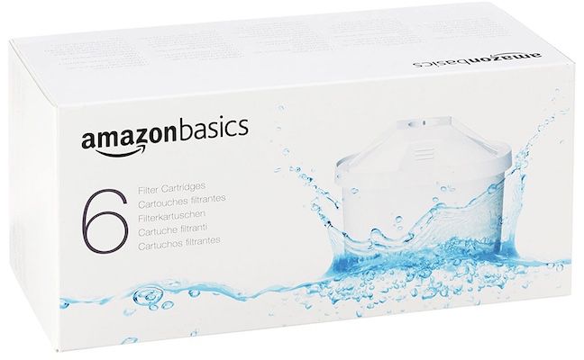 Amazon Basics   Box mit 6 Filterkaraffenkartuschen ab 15,86€ (statt 25€)   Prime Sparabo
