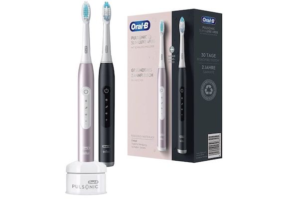 Oral B Pulsonic Slim Luxe 4900 Elek­tro­zahn­bürs­ten für 89,99€ (statt 100€)