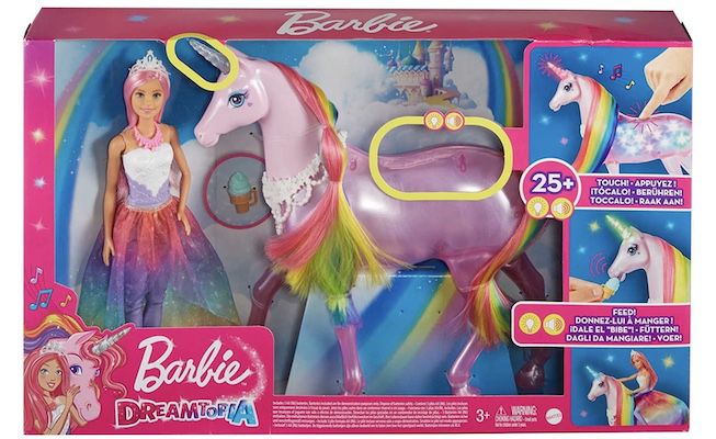 Barbie GWM78   Dreamtopia Magisches Zauberlicht Einhorn für 43,40€ (statt 64€)