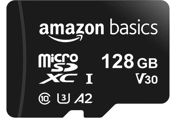 Amazon Basics   128GB MicroSDXC mit SD Adapter für 8,99€ (statt 12€)