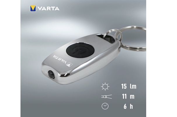 VARTA Taschenlampe LED inkl. 2x CR2016 Batterien für 3,79€ (statt 8€)   Prime