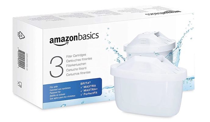 3er Pack Amazon Basics Wasserfilterkartuschen für 14,24€ (statt 18€)   Prime