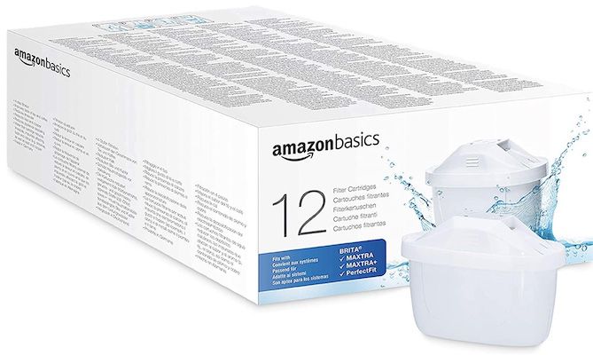 12er Pack Amazon Basics Wasserfilterkartuschen für 49,79€ (statt 59€)