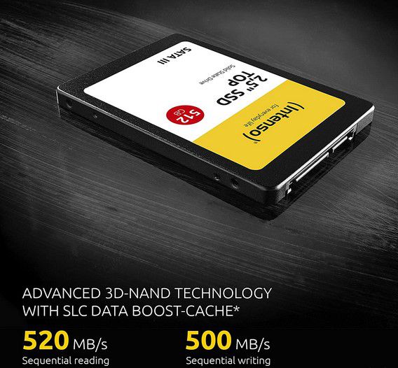 Intenso Top Performance 256GB SSD 3D Nand für 19,90€ (statt 26€)