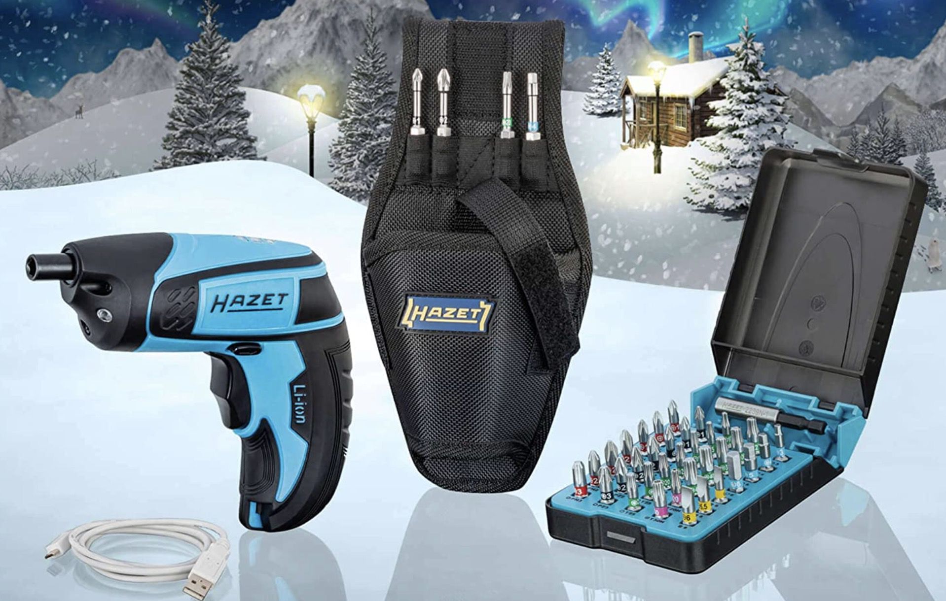 HAZET Santa Tools Adventskalender 2022 mit Premium Werkzeug Satz für 46,72€ (statt 53€)