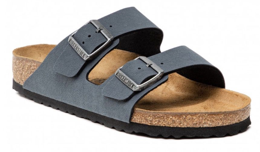 Birkenstock Arizona Birko Flor in Basalt Grau für 64€ (statt 80€)