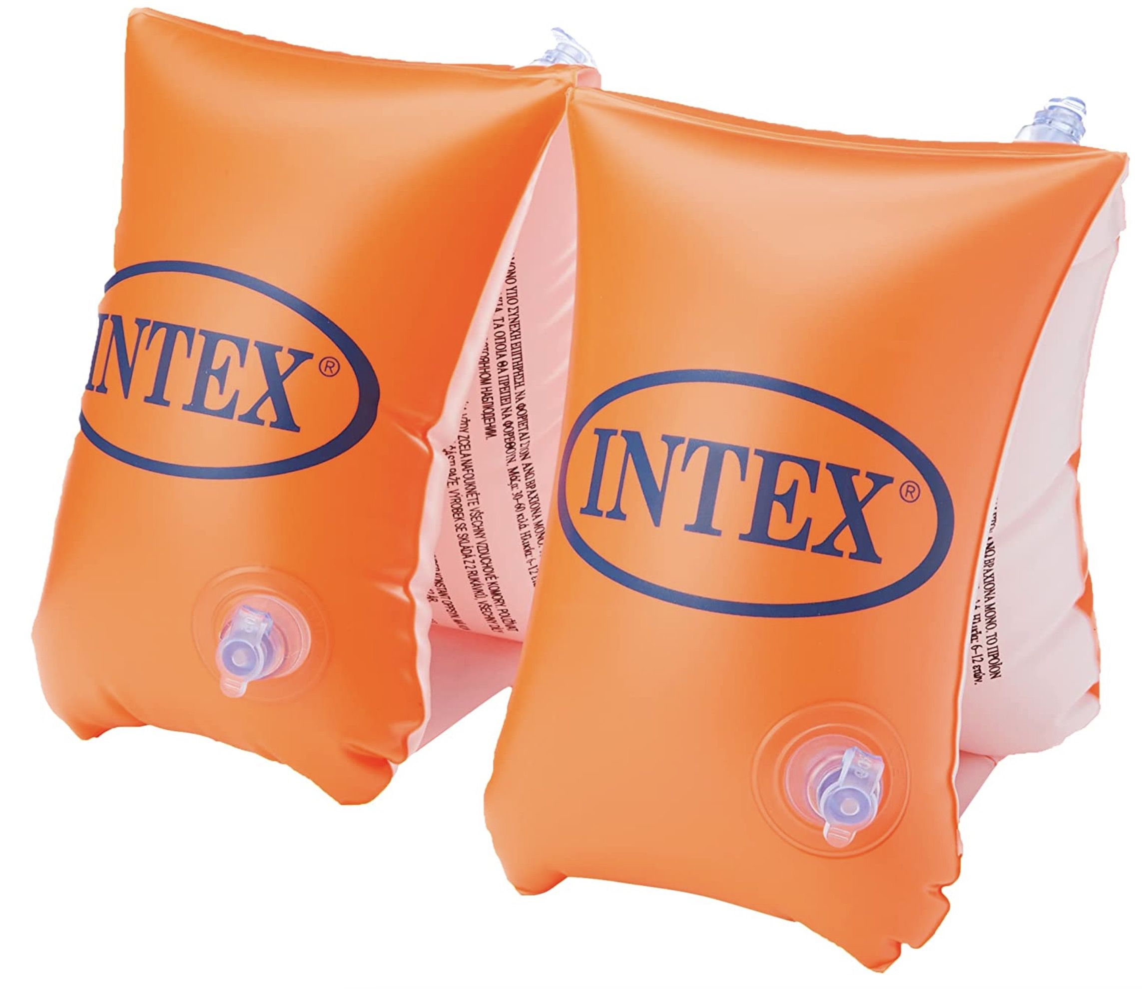 Intex Schwimmflügel Deluxe groß in Orange für 1,42€ (statt 7€)   Prime
