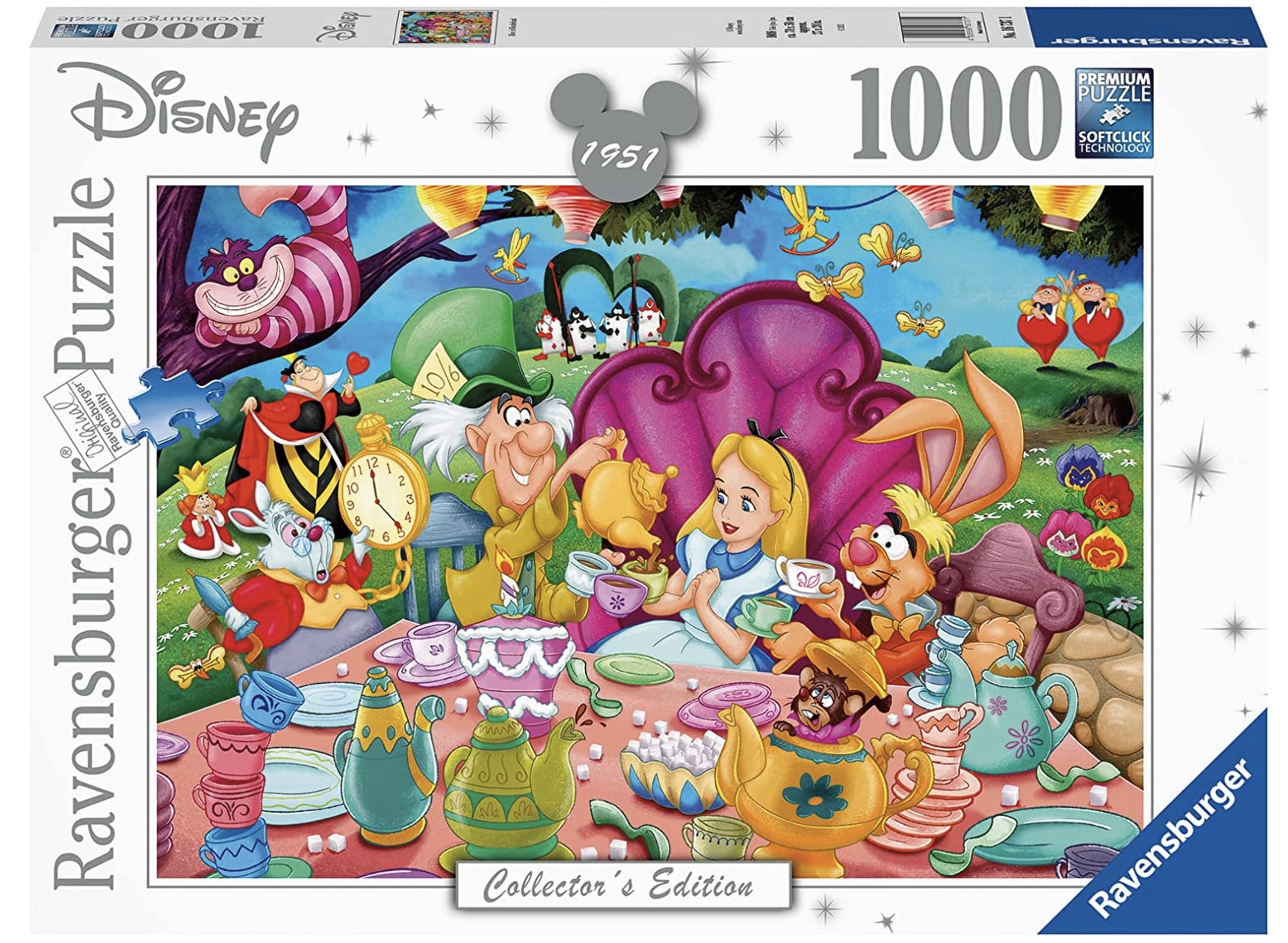 Ravensburger Puzzle   Disney Alice im Wunderland mit 1.000 Teilen für 5€ (statt 11€)