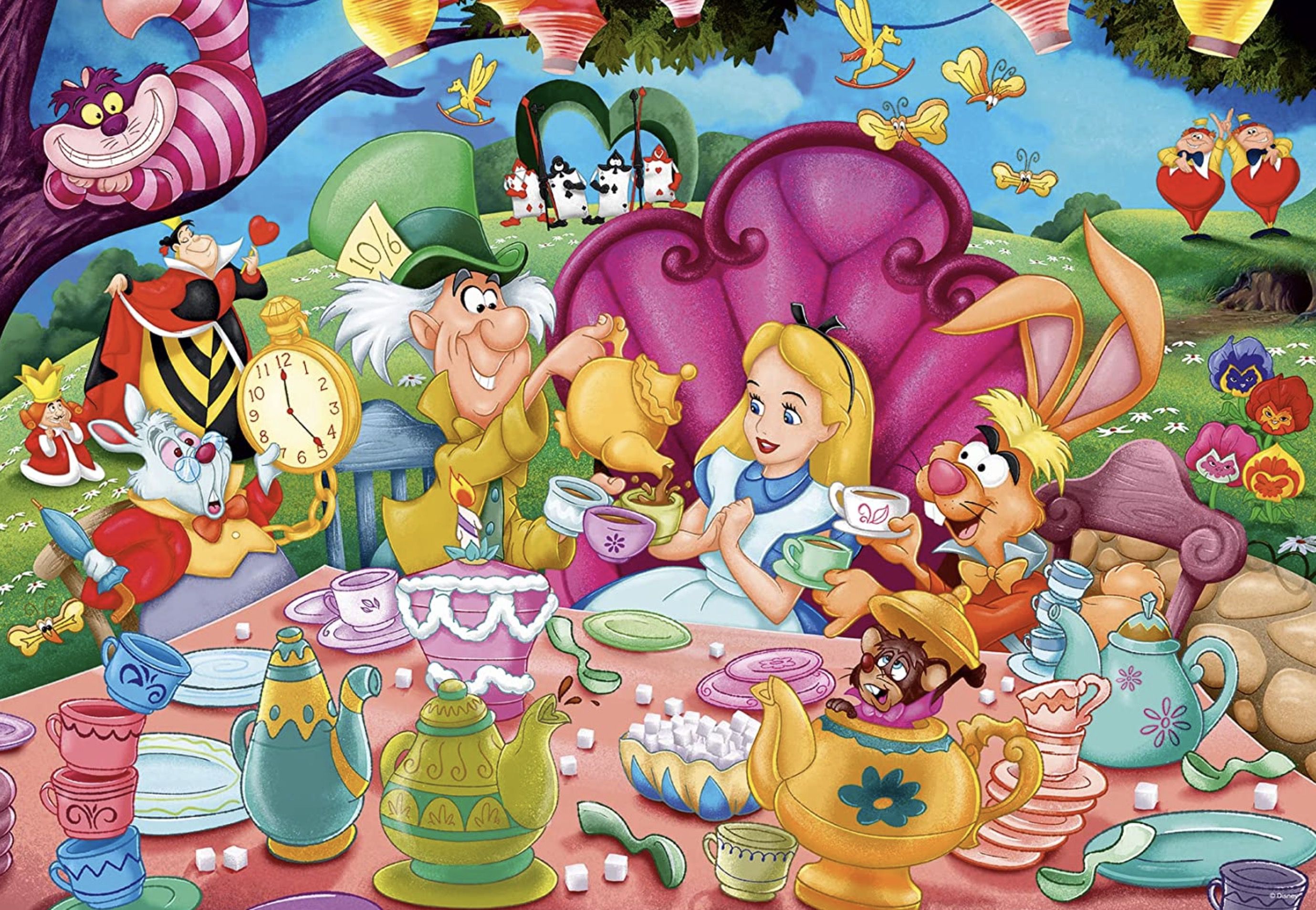 Ravensburger Puzzle   Disney Alice im Wunderland mit 1.000 Teilen für 5€ (statt 11€)