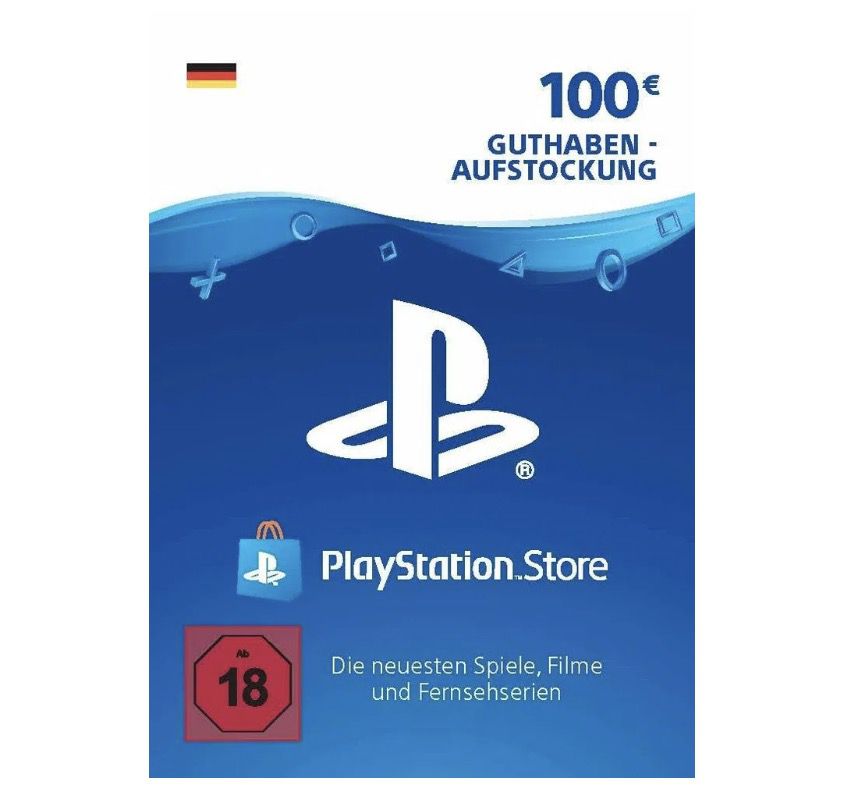 100€ Playstation Network Guthabenkarte für 80€