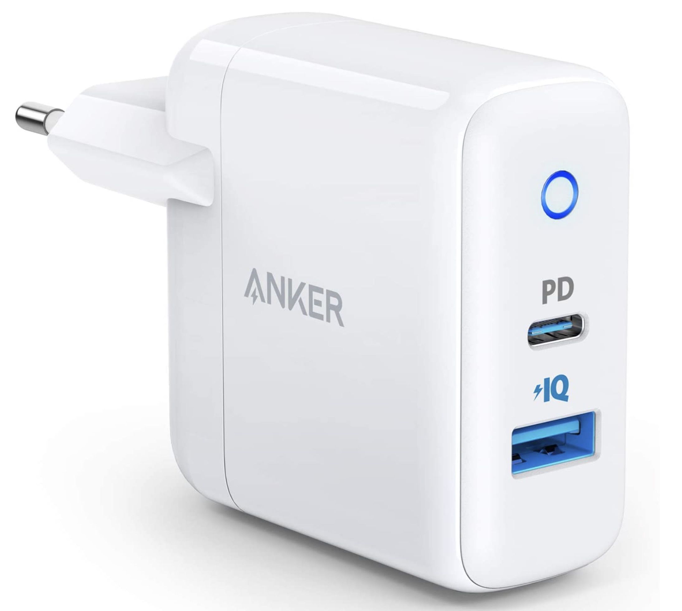 Anker PowerPort PD 2 Wandladegerät 30W Dual Port für 17,84€ (statt 30€)