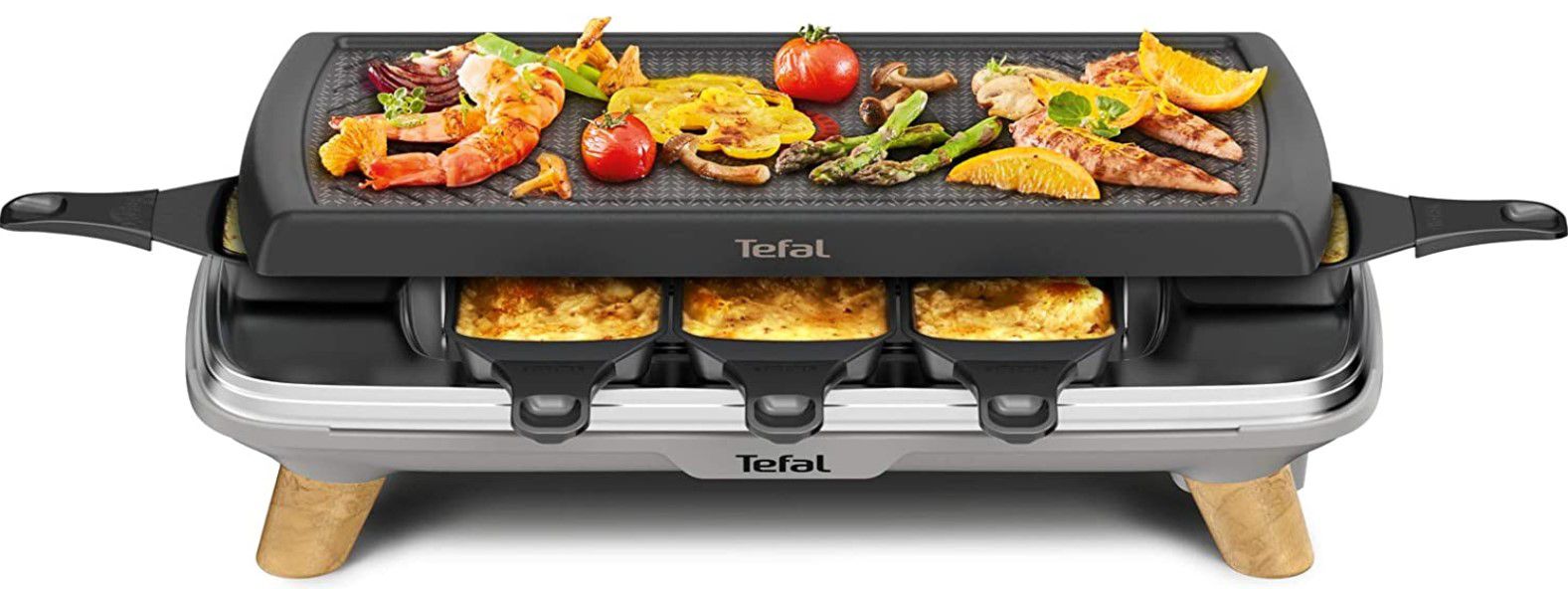 Tefal RE610D Raclette max 8 Personen für 74,79€ (statt 89€)