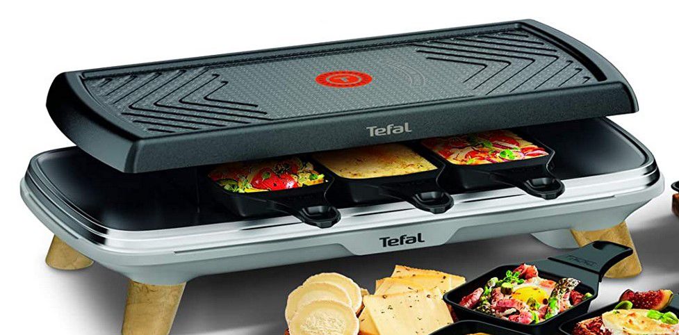 Tefal RE610D Raclette max 8 Personen für 74,79€ (statt 89€)