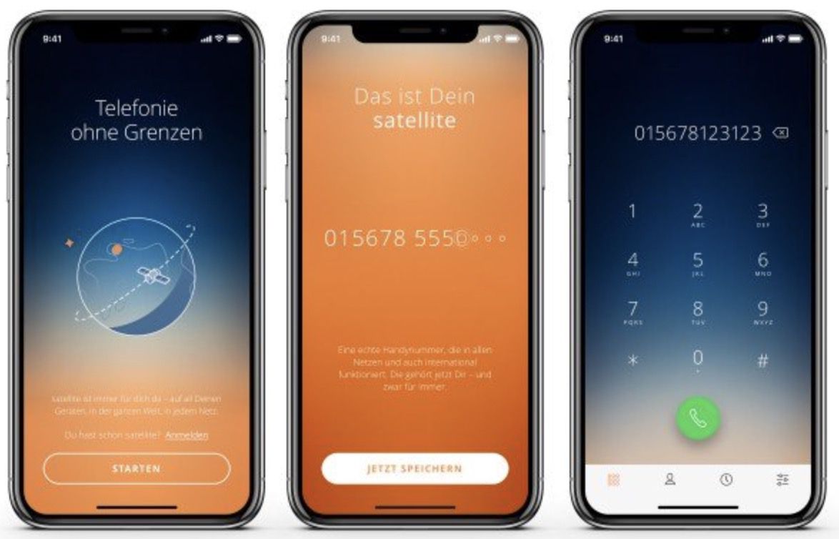 GRATIS satellite Telefonie App inkl. 100 Freiminuten in 63 Länder