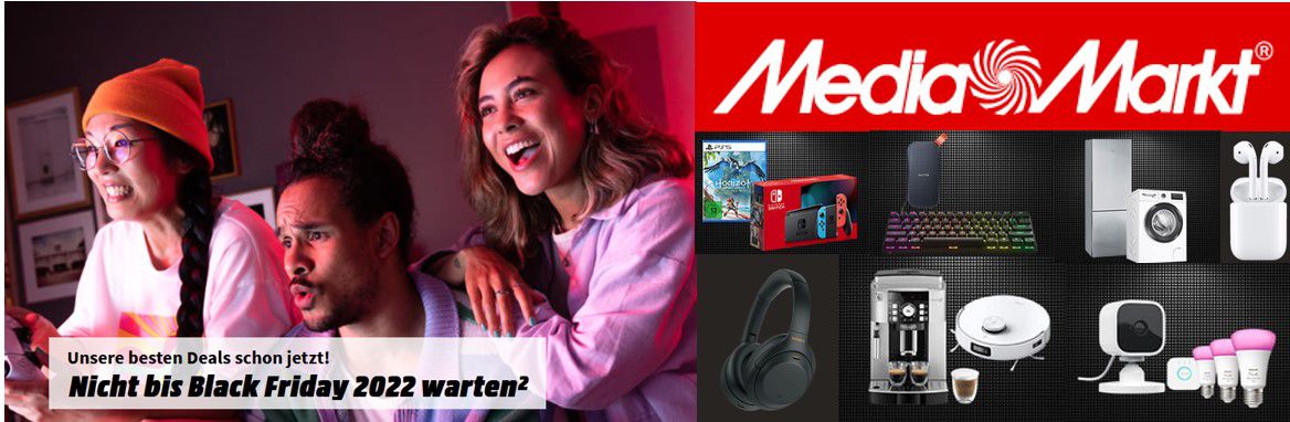 Saturn Media Markt Black Week! viele gute Deals z.B. Bose Soundbar 700 für 499€ (statt 546€)