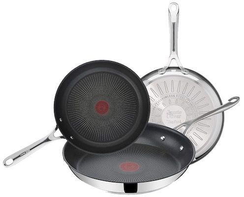 🍳 3er Set Tefal E304S3 Jamie Oliver Cooks Direct On Pfannen für 84,53€ (statt 97€)
