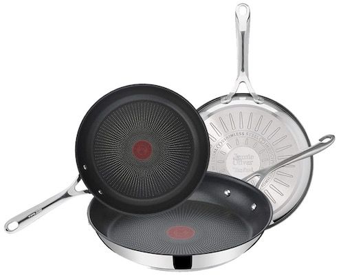 3er Set Tefal E304S3 Jamie Oliver Cooks Direct On Pfannen für 89,99€ (statt 115€)