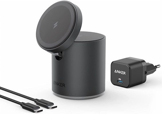 Anker 623 MagGo magnetisches Ladegerät mit 20W USB C Ladegerät für 39,99€ (statt 59€)