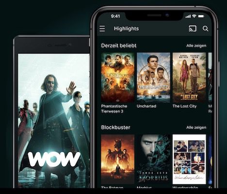 WOW TV: 12 Monate Live-Sport, Filme + Serien Abo für 29,97€ mtl. (statt 45€)