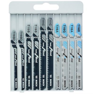 Bosch Professional 10tlg. Stichsägeblatt Set Basic (Holz & Metall) für 7,99€ (statt 12€)