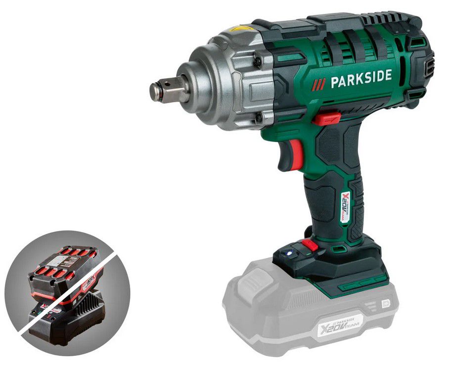 Parkside PASSK 20 Li B2 20V Akku Drehschlagschrauber SOLO für 44,95€ (statt 55€)