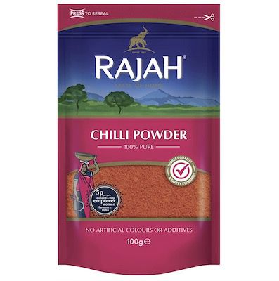 100g Rajah Chili Chilipulver für 1,18€   Prime Sparabo