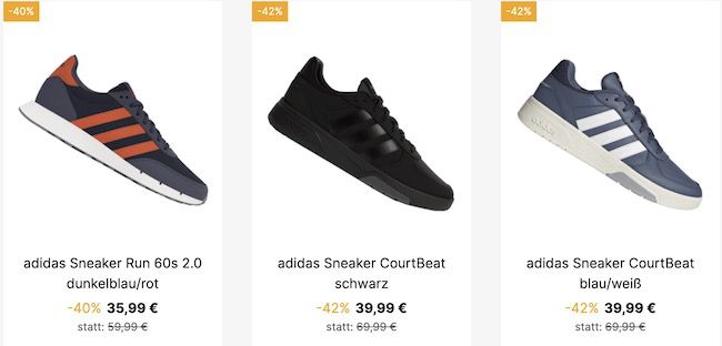 Geomix Cyber Monday: mind. 40% Rabatt auf adidas Sneaker