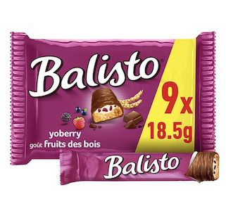 9er Pack Balisto Yoberry Schokoriegel für 1,61€ &#8211; Prime Sparabo