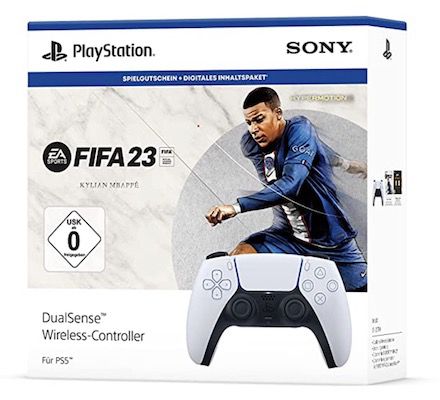 Sony DualSense Wireless-Controller inkl. Fifa 23 (PS5) für 89,99€ (statt 109€)