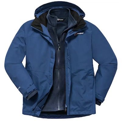 Berghaus 3 in 1 GORE TEX Jacke inkl. Fleece Innenjacke für 185€ (statt 249€)