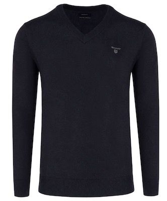 GANT Pullover aus Lammwolle mit V Neck für 47,20€ (statt 63€)