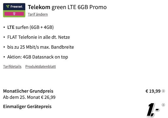 Samsung Galaxy S21 FE 5G (128GB) für 1€ + Telekom Allnet mit 10GB LTE für 19,99€ mtl.
